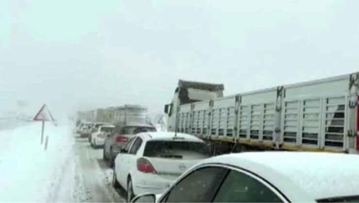 Diyarbakır Bingöl yolu kar dolayısıyla kapandı