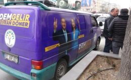 DEM Parti’nin seçim aracına silahlı saldırı