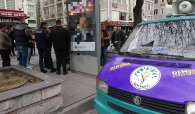 DEM Parti aracına saldırı yapan şahıs serbest
