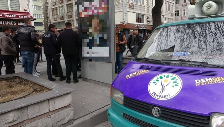 DEM Parti aracına saldırı yapan şahıs serbest