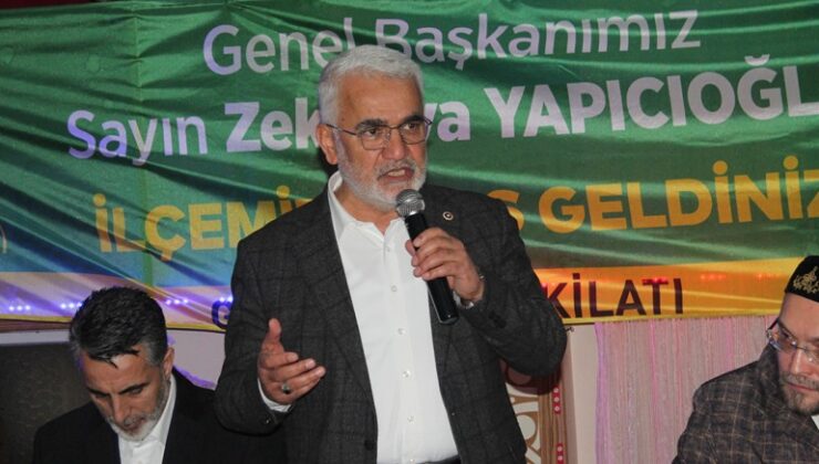 HÜDA PAR Genel Başkanı Yapıcıoğlu