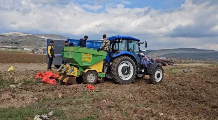 Diyarbakır’da patates ekimi başladı