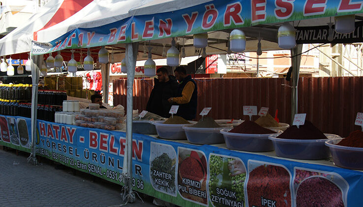 Sanat sokağında yöresel lezzet fuarı devam ediyor