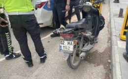 Adıyaman’da motosiklet kazası: 1 yaralı