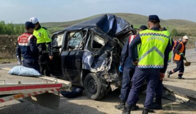 Afşin’de kaza: 1 ölü, 2 yaralı