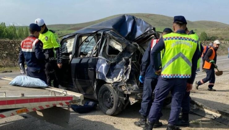 Afşin’de kaza: 1 ölü, 2 yaralı