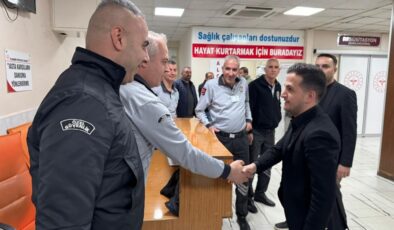 Aküzüm’den sağlık çalışanlarına bayram ziyareti