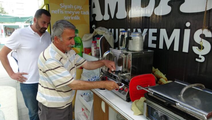 Baba ve oğulun konteynerde yaşam mücadelesi