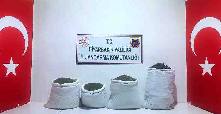 Diyarbakır’da 68 kilogram esrar ele geçirildi