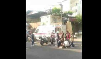 Diyarbakır’da motosiklet ile araç çarpıştı: 1 yaralı