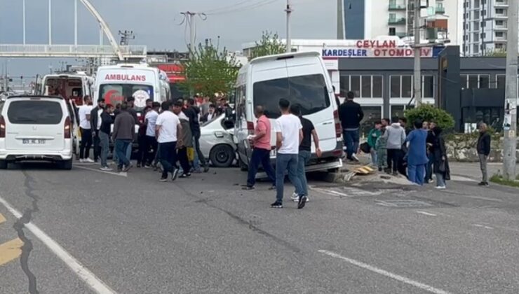 Diyarbakır’da trafik kazası: 3 yaralı