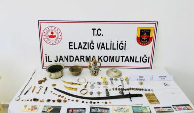 Elazığ’da tarihi eser operasyonu düzenlendi