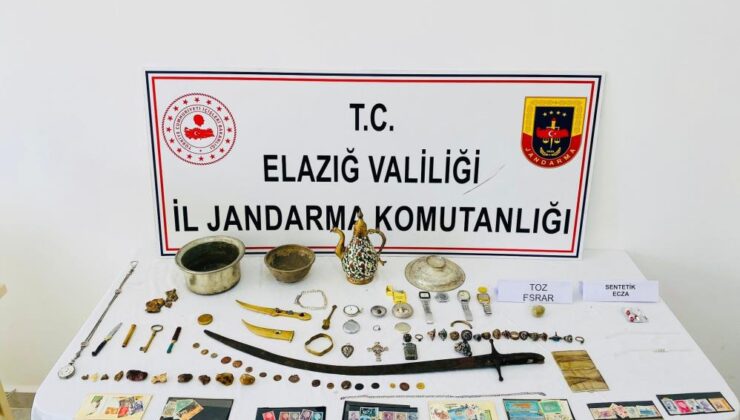 Elazığ’da tarihi eser operasyonu düzenlendi