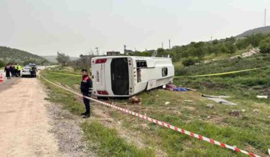 Gaziantep’te midibüs kazası: 1 ölü