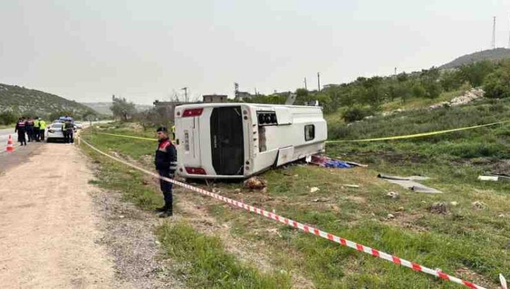 Gaziantep’te midibüs kazası: 1 ölü