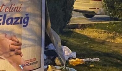 Giysi kumbarası talan edildi