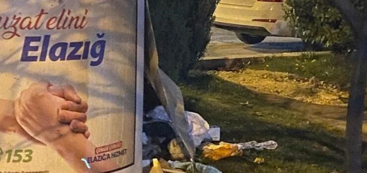 Giysi kumbarası talan edildi