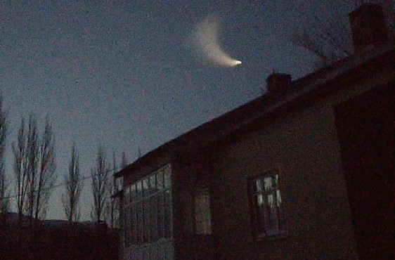 Yüksekova’da gizemli ışık görüldü