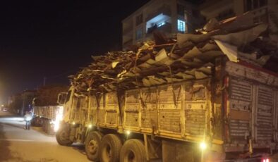 Gölbaşı’nda düzensiz yüklü tırlara ceza