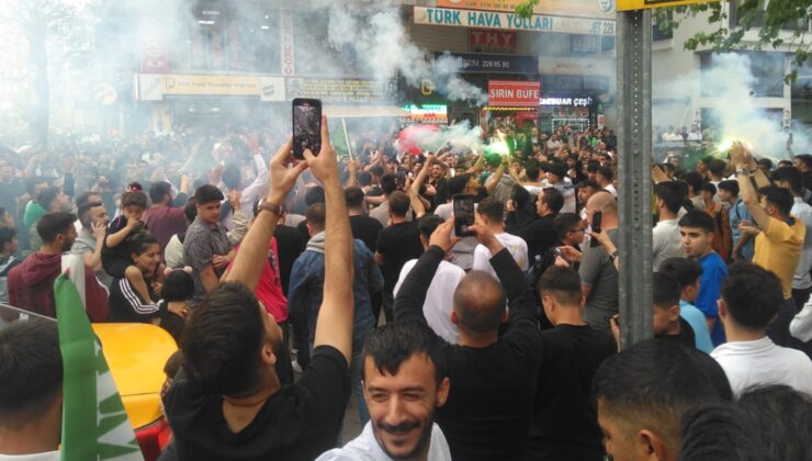 Diyarbakır’da Amedspor Kutlamaları