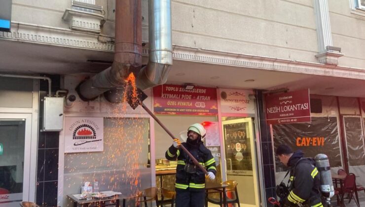 Erzincan’da lokanta yangını söndürüldü