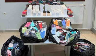 Malatya’da kaçak telefon operasyonu