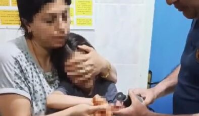 Mardin’de piknik yapan çocuğun parmağına olta iğnesi battı
