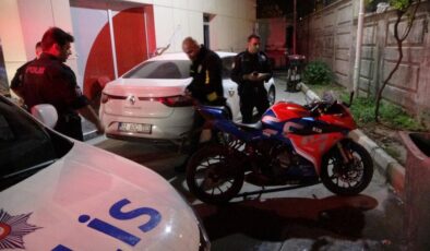 Motosiklet ile bisiklet çarpıştı