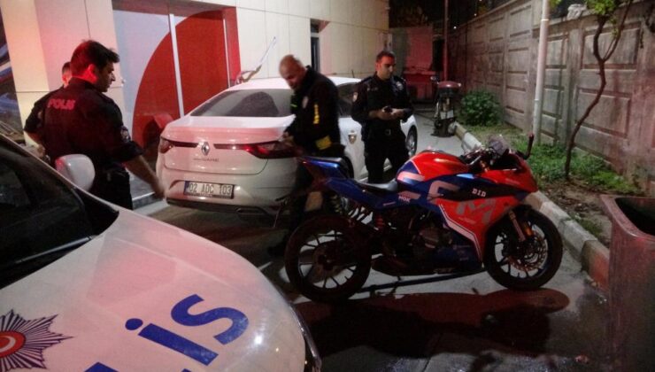 Motosiklet ile bisiklet çarpıştı