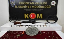Otlukbeli’nde define avcısı yakalandı