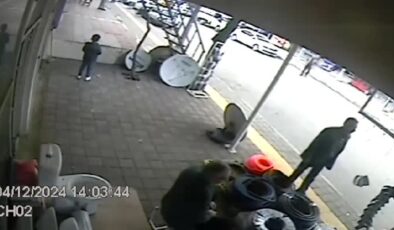 Diyarbakır’da yaya kazası kamerada