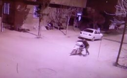 Adıyaman’da bahçedeki motosiklet çalındı