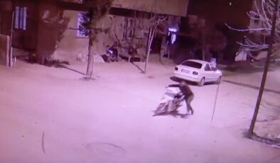 Adıyaman’da bahçedeki motosiklet çalındı