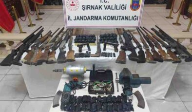 Şırnak’ta jandarmadan silah kaçakçılarına operasyon: 7 gözaltı