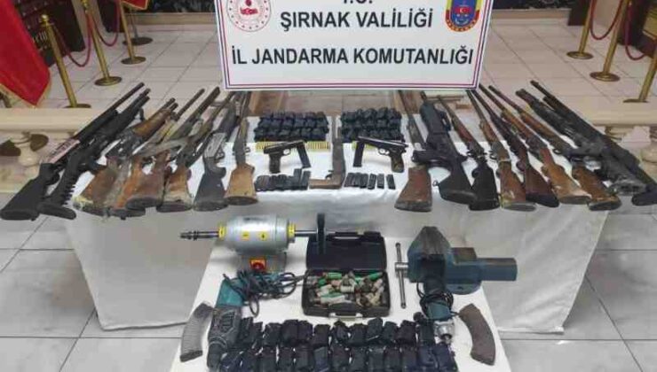 Şırnak’ta jandarmadan silah kaçakçılarına operasyon: 7 gözaltı
