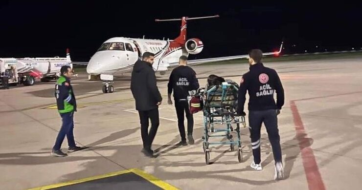 Şırnak’tan Ankara’ya acil nakil