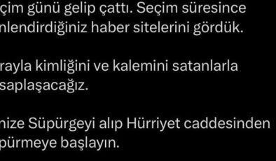 Gazetecilere sosyal medyadan tehdit