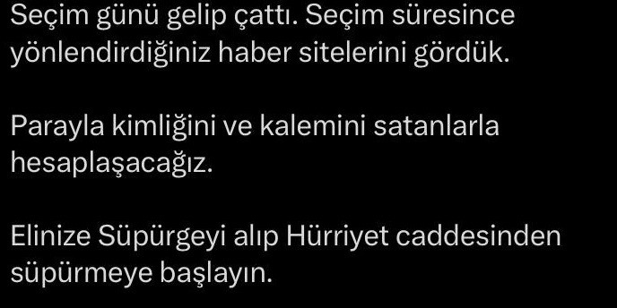 Gazetecilere sosyal medyadan tehdit