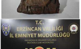 Tarihi eser niteliğinde hayvan figürlü kaya parçası ele geçirildi