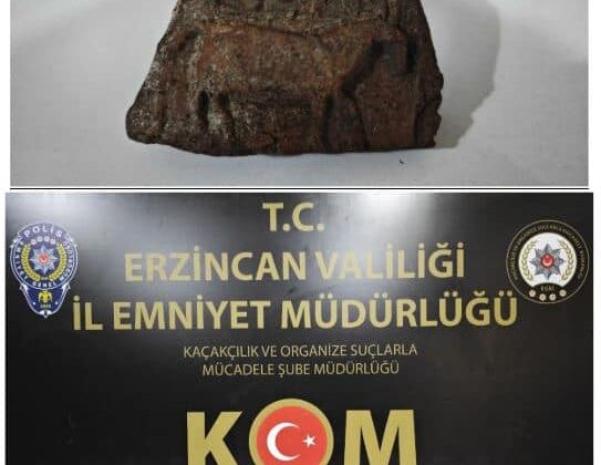 Tarihi eser niteliğinde hayvan figürlü kaya parçası ele geçirildi