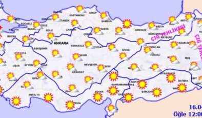 Türkiye genelinde yağış beklenmiyor, çığ tehlikesi var