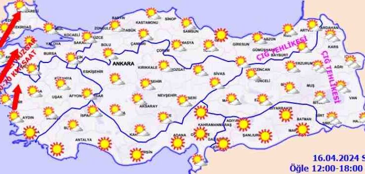 Türkiye genelinde yağış beklenmiyor, çığ tehlikesi var
