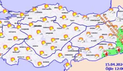 Türkiye’nin doğusunda yağış bekleniyor
