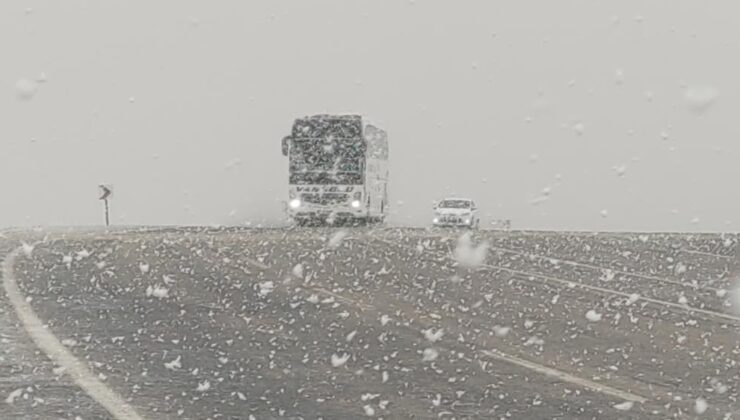 Van-Hakkari yolunda kar ve sis zorladı