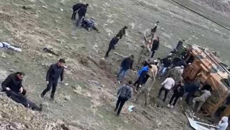Van’da askeri araç kazası: 6 yaralı