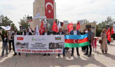 Van’da, sözde ‘Ermeni Soykırımı Anma Günü’ programlarına tepki