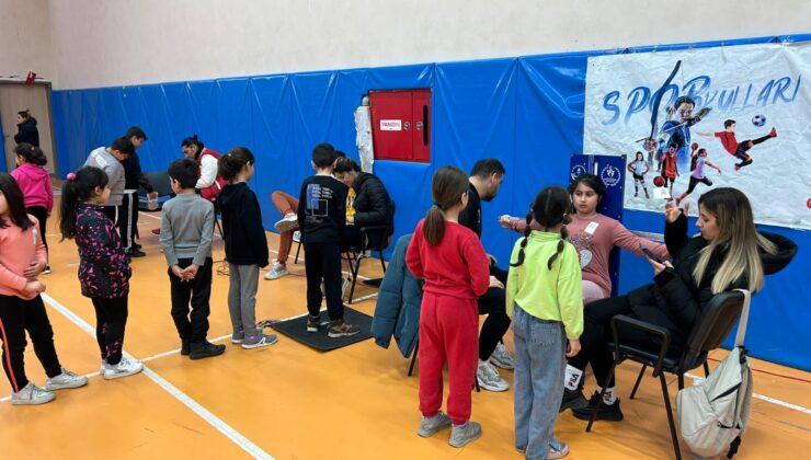 Bismil’de Türkiye Sportif Yetenek Taraması ve Spora Yönlendirme Programı başladı!