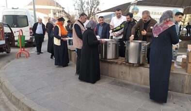 DİKO’dan hastane önünde 500 kişilik iftar yemeği