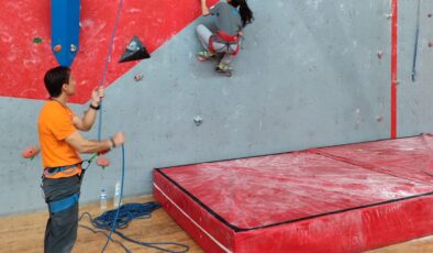 Köşkler Spor Salonu’nda heyecan dolu tırmanış mücadelesi