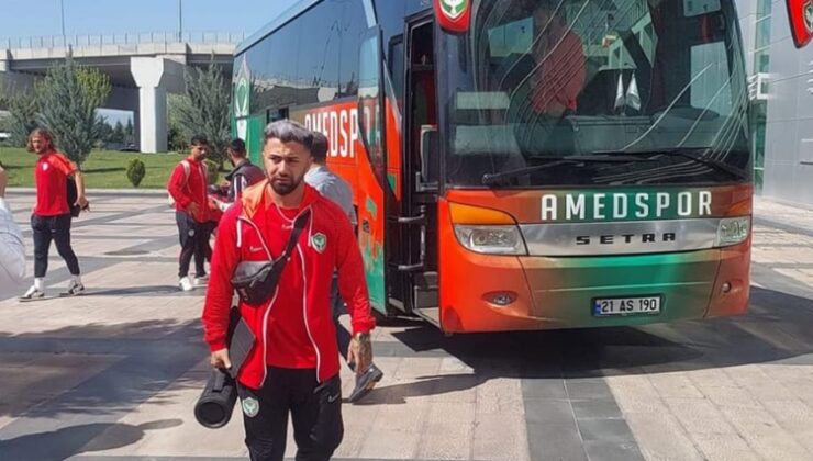 Amedspor özel uçakla Kastamonu’ya hareket etti